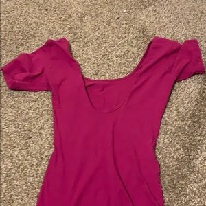 American Apparel short pink dress